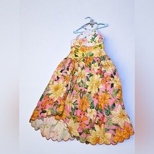 Farm Rio Vibrant Floral Halter Midi Dress – NWT – Size L – Originally $280